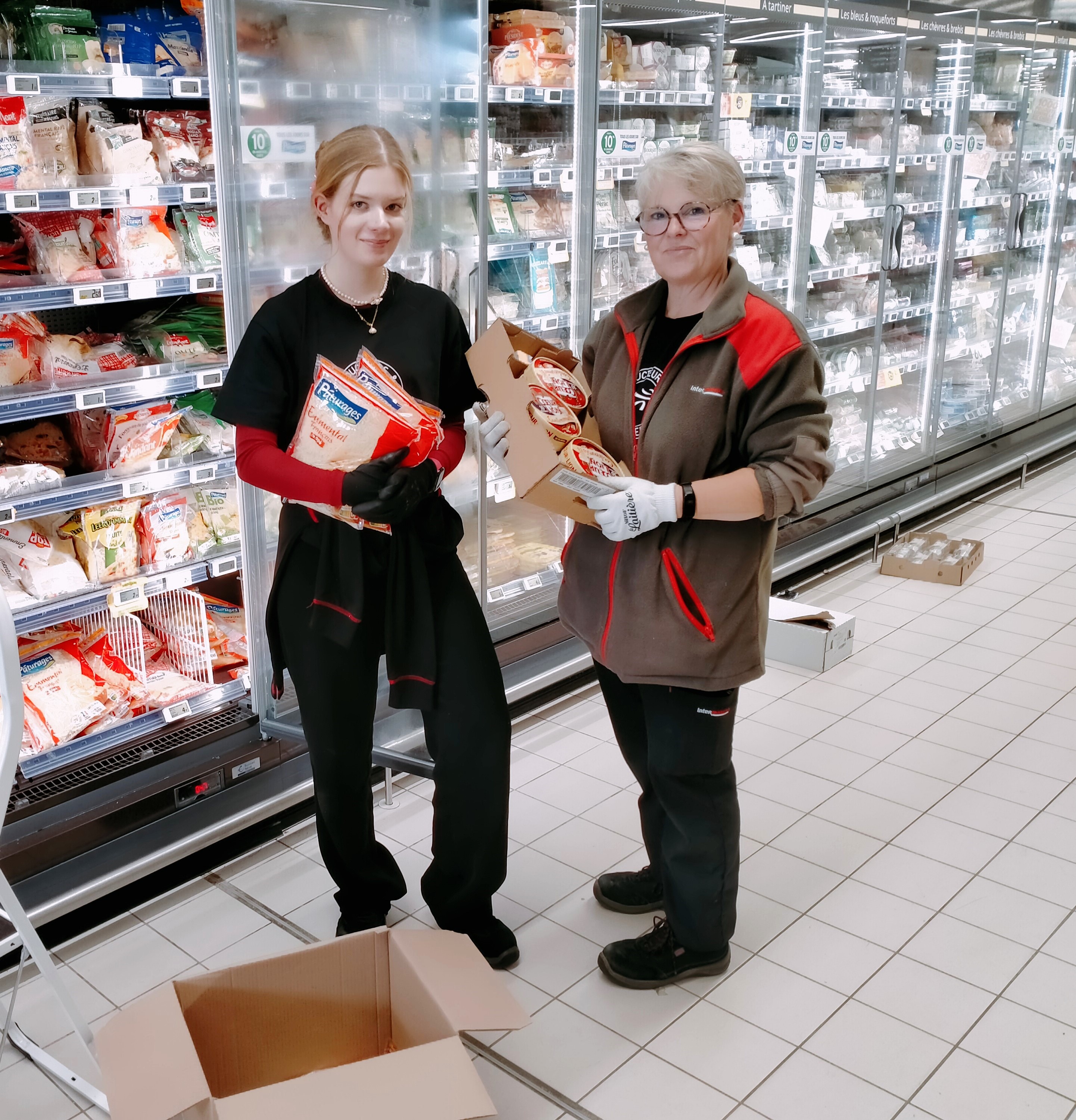Job d'été à l'Intermarché Plouguerneau, au rayon crémerie